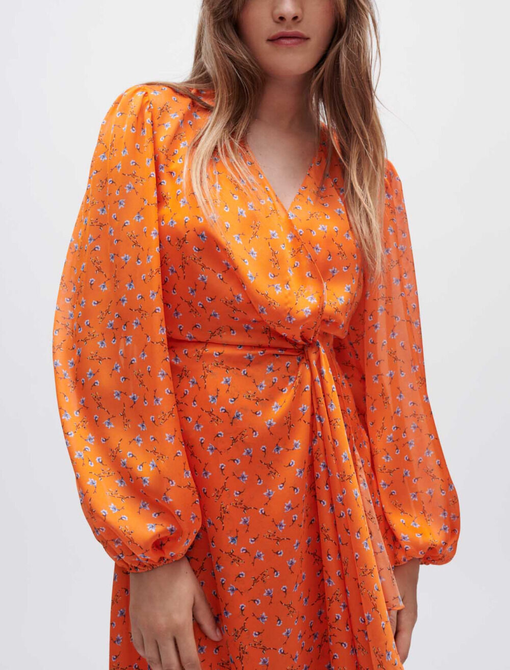 Robe maje orange sale