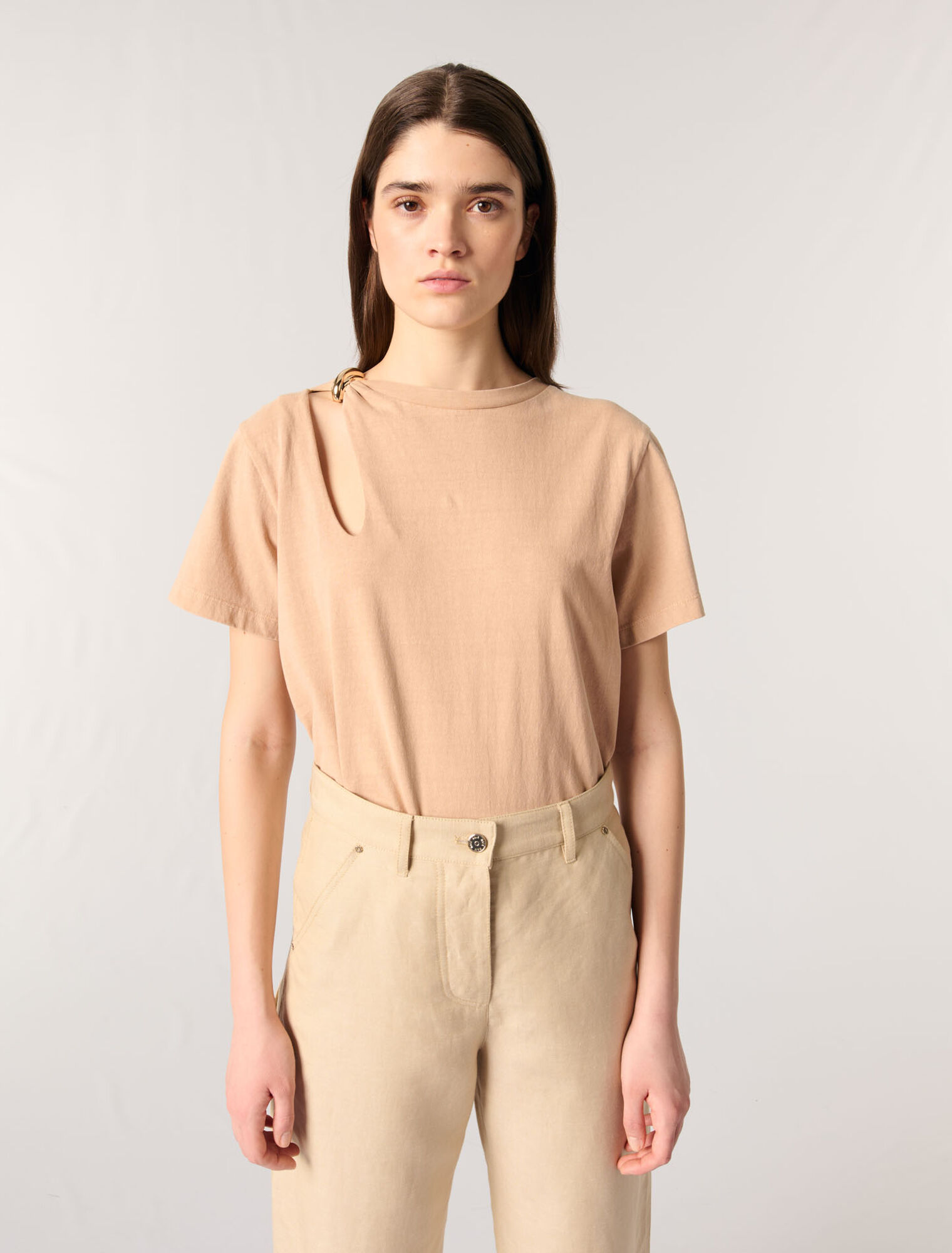 Tee-shirt avec détail bijou