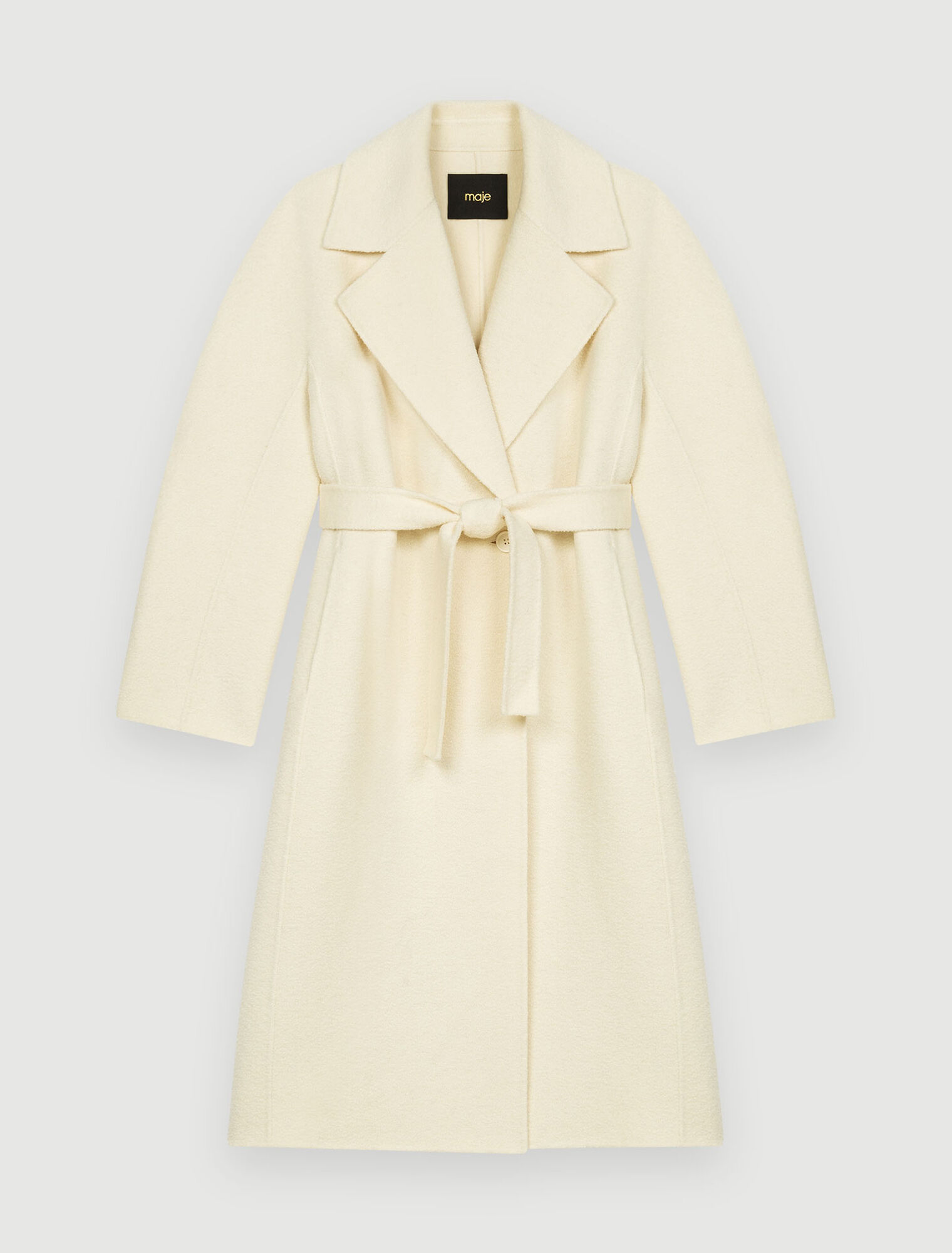 Textured double-faced coat