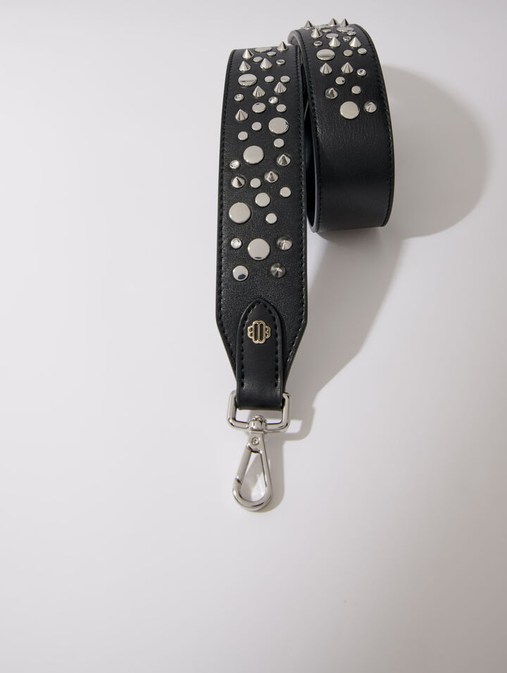 Leather shoulder strap