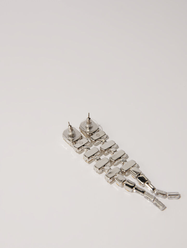 Boucles d'oreilles strass cascade