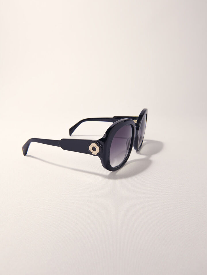 Lunettes rondes en acétate