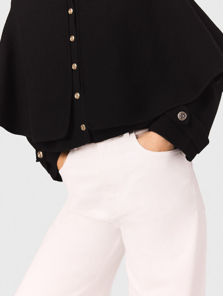 Cardigan effet cape
