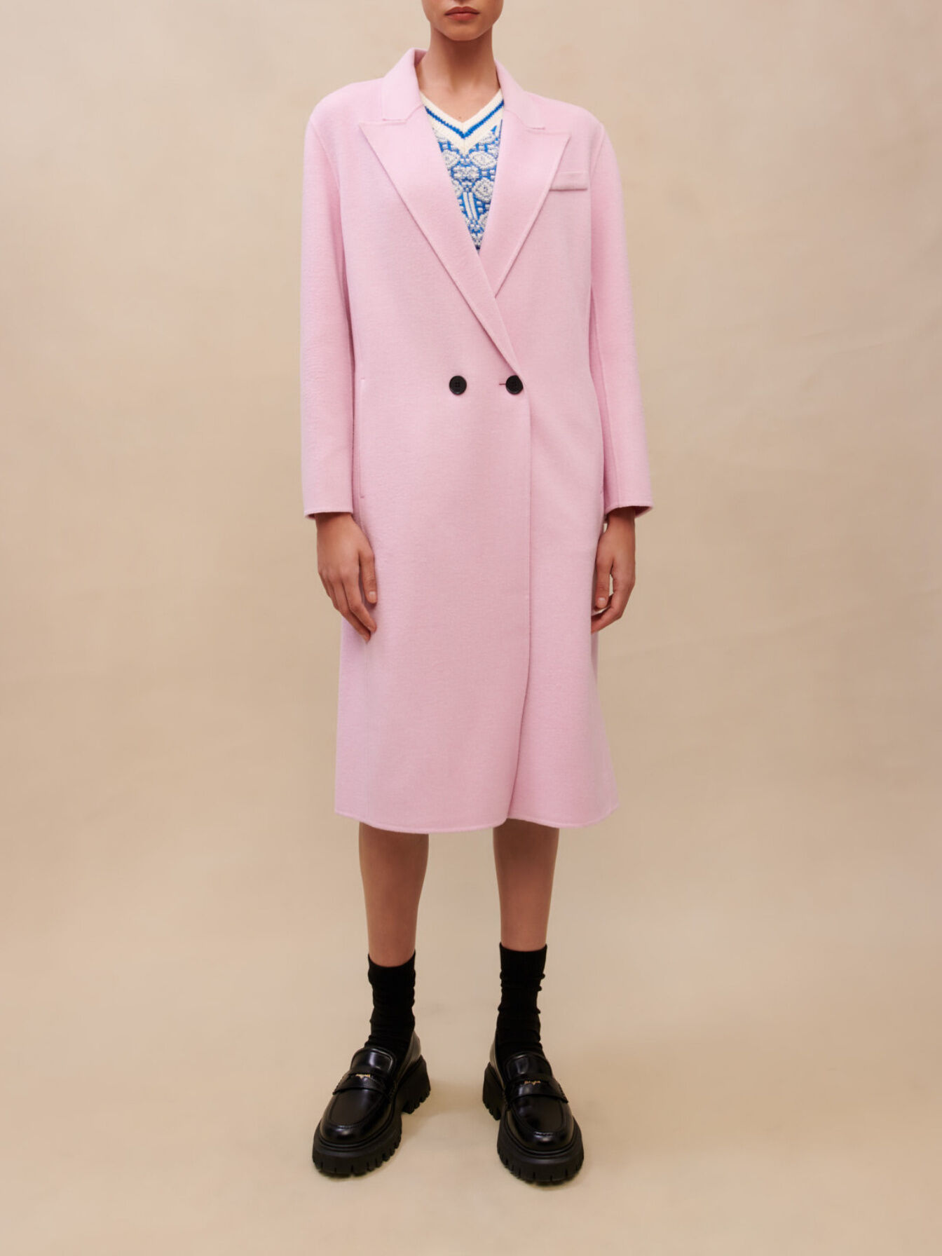 Maje wool coat discount
