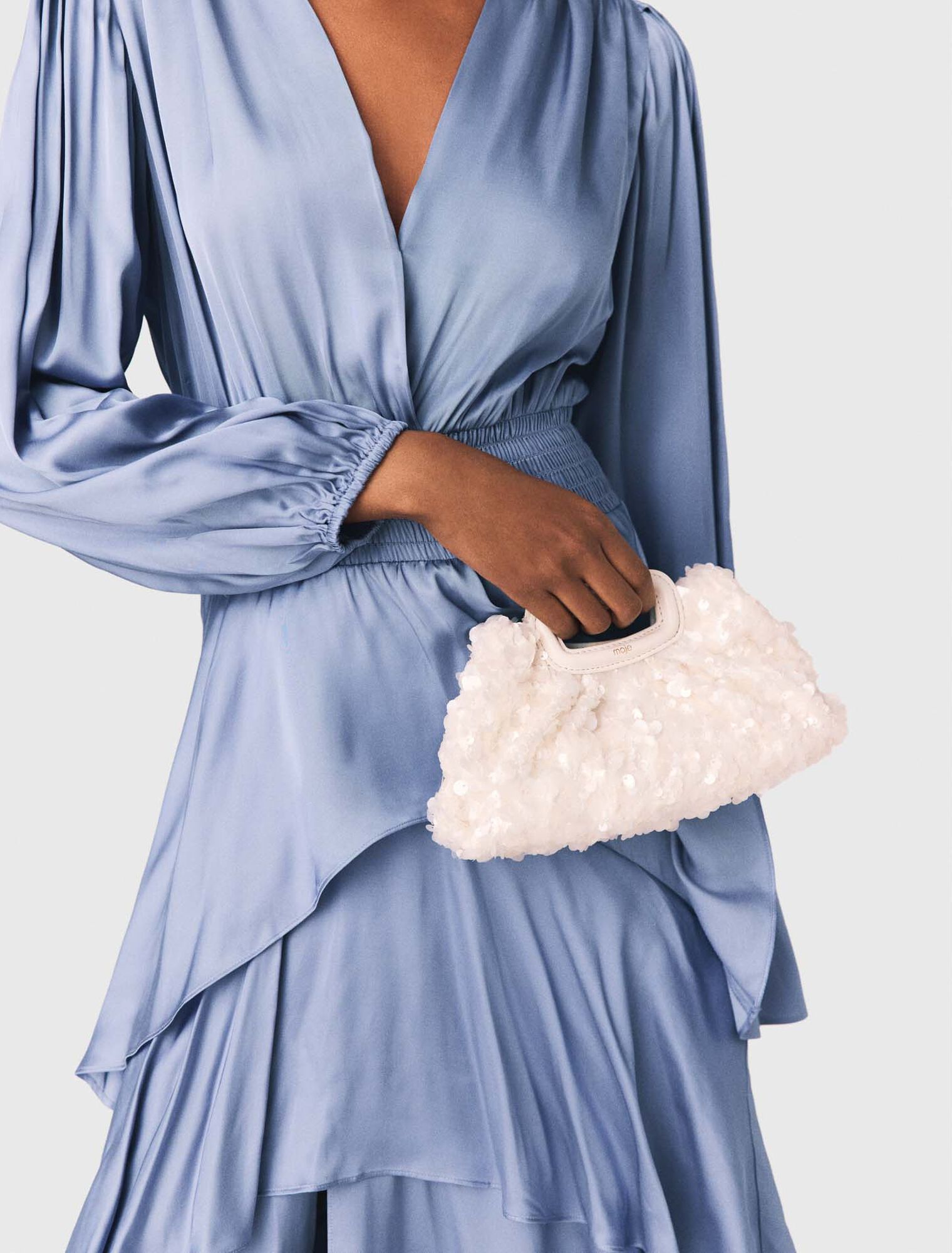 Milpli mini Clutch en sequins