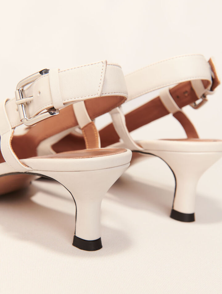 Escarpin slingback à double boucles