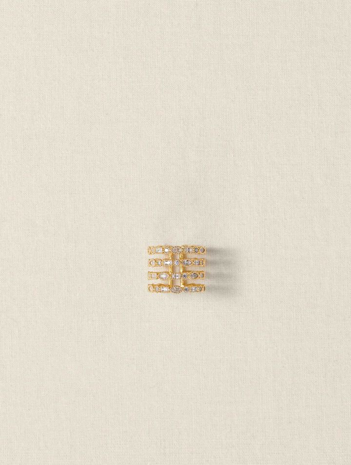 Stone-studded ring