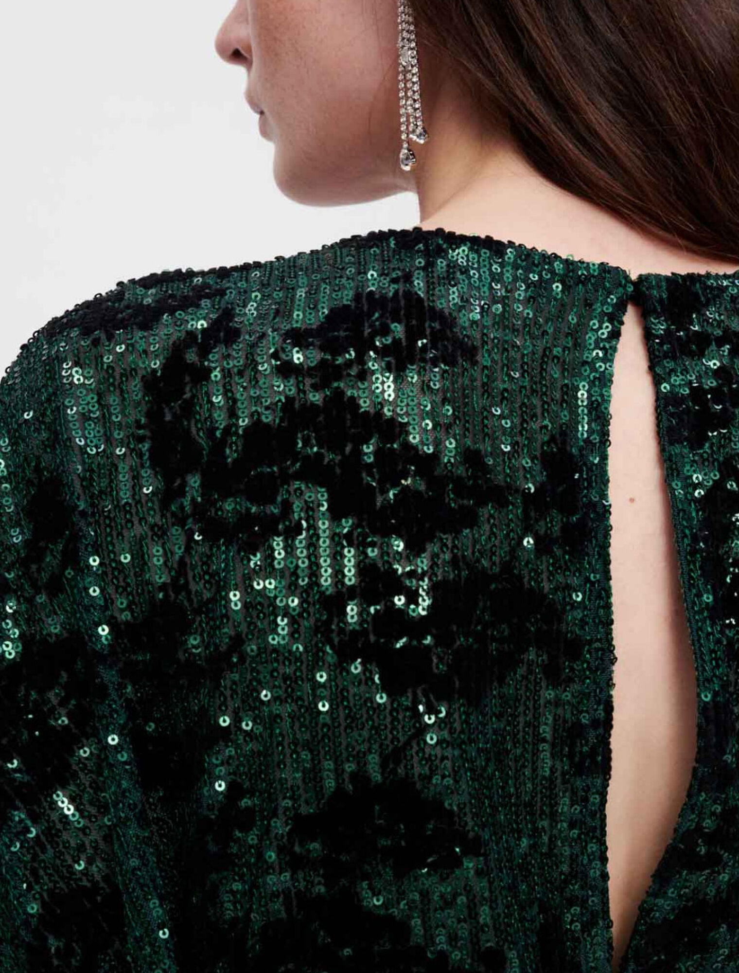 Combinaison short à sequins