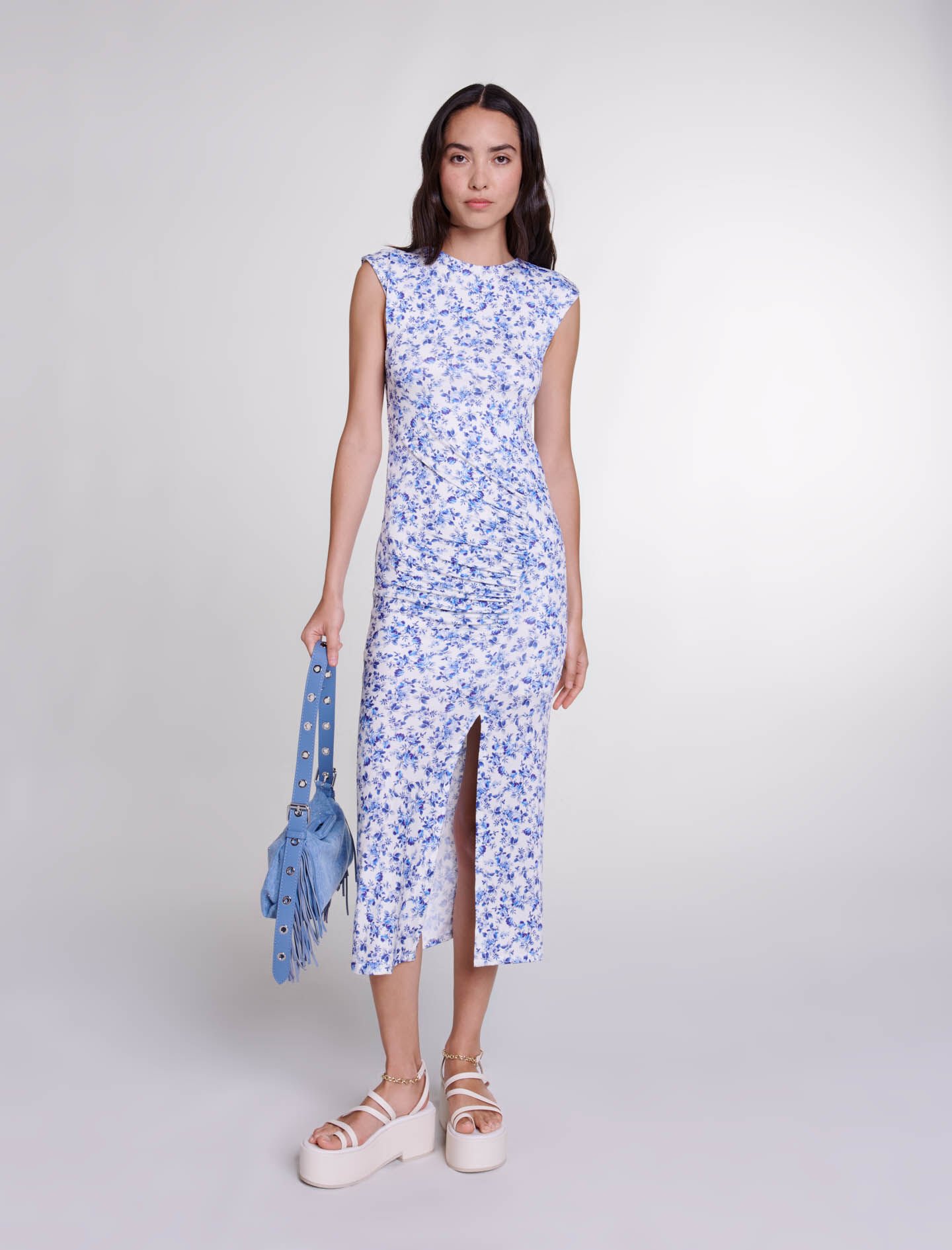 Robe fleurs maje cheap