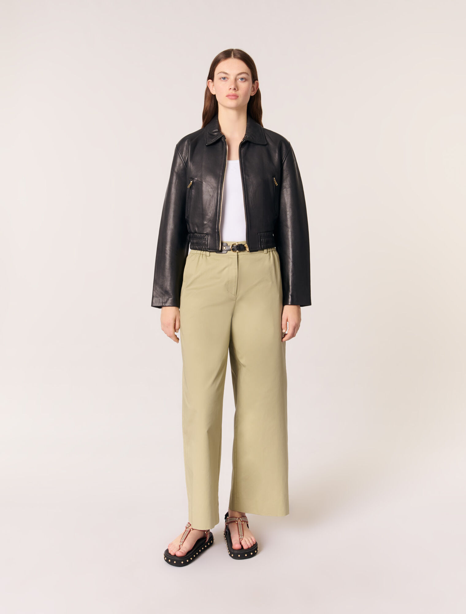 Blouson en cuir