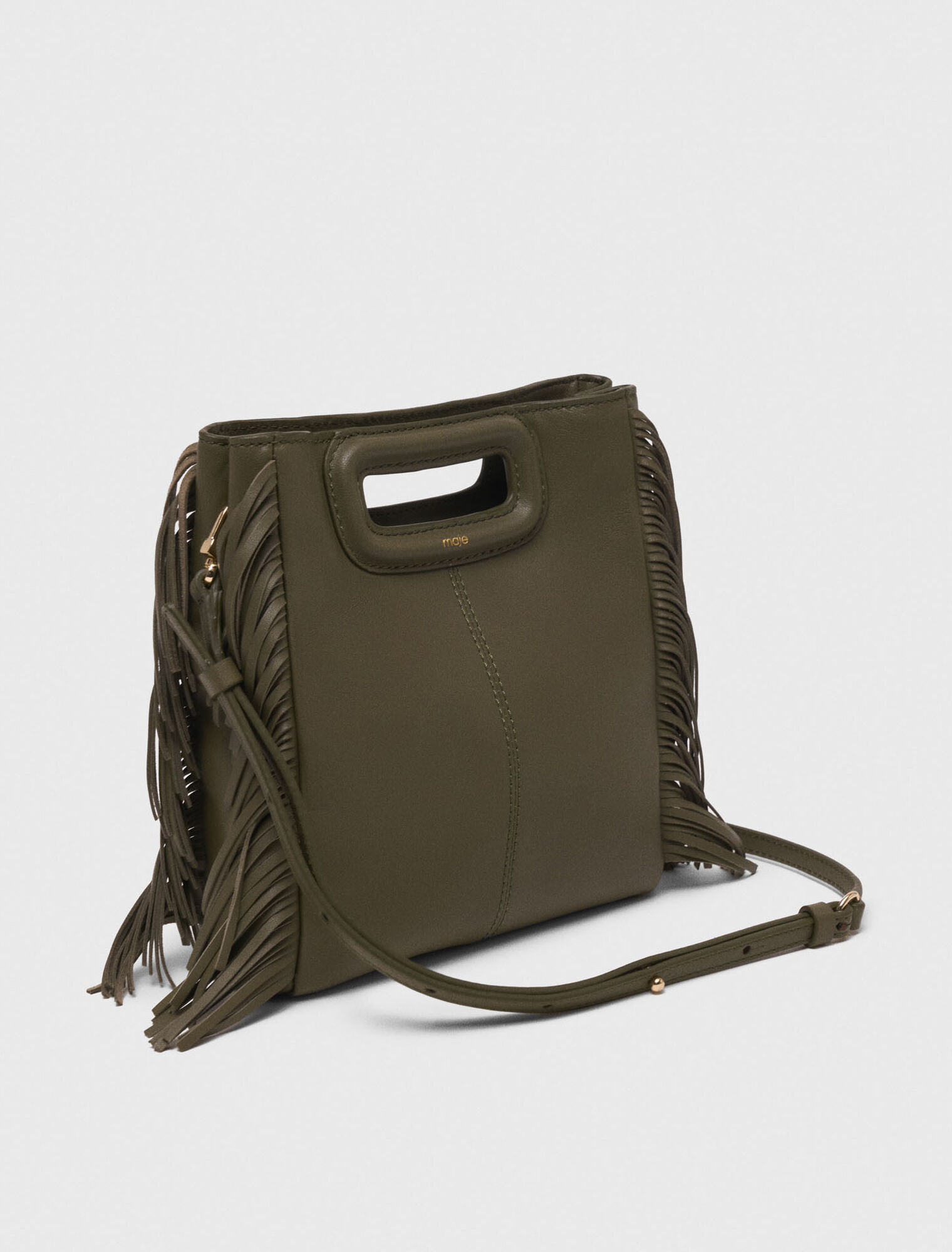Sac M en cuir lisse