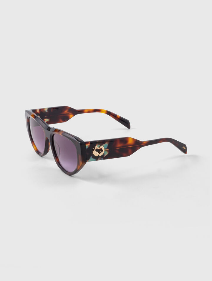 Lunettes r&eacute;tro en ac&eacute;tate