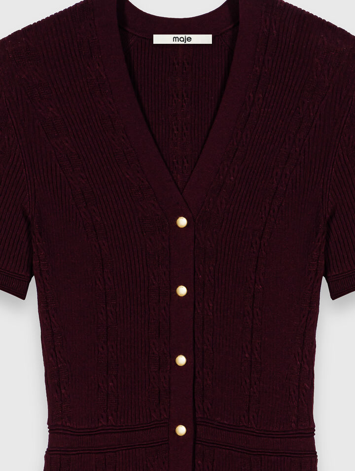 Robe longue en maille