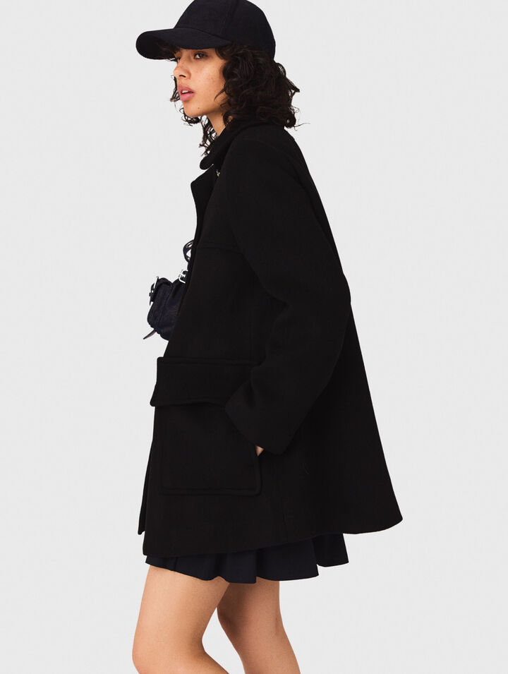 Manteau en laine mélangée