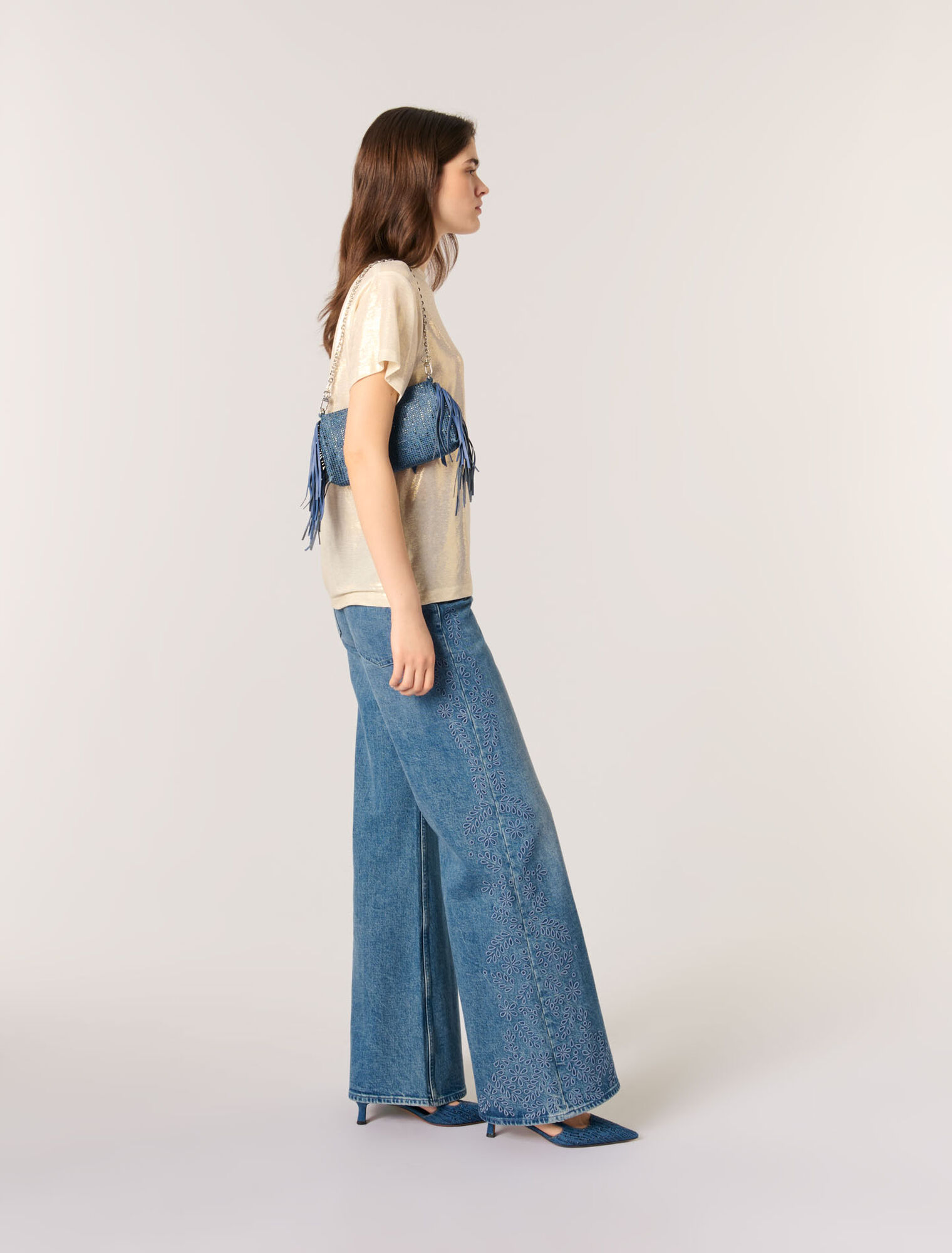 Tee-shirt lamé