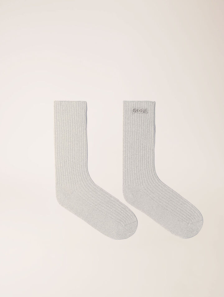 Chaussettes en lurex