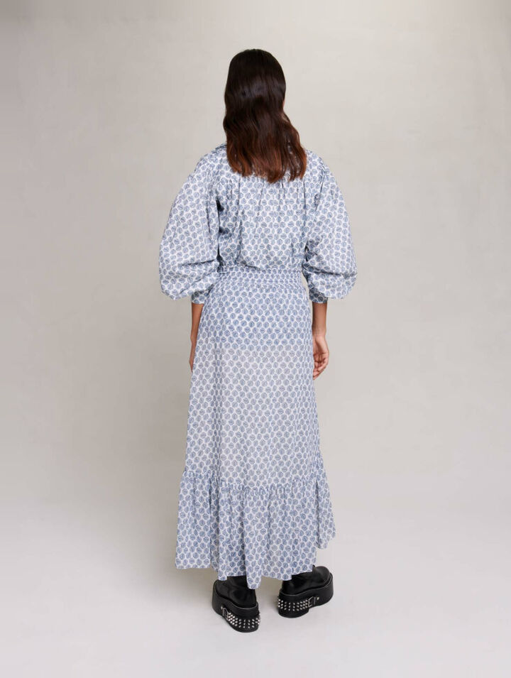 Jupe longue asymétrique