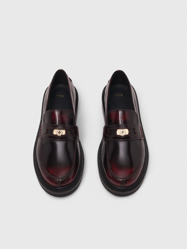 Mocassins en cuir
