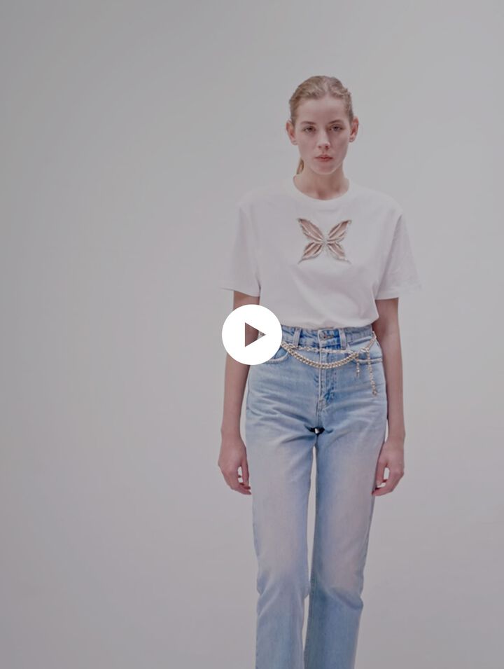 Tee-shirt à strass