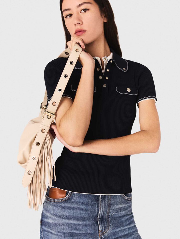 Sac Miss M mini en cuir lisse