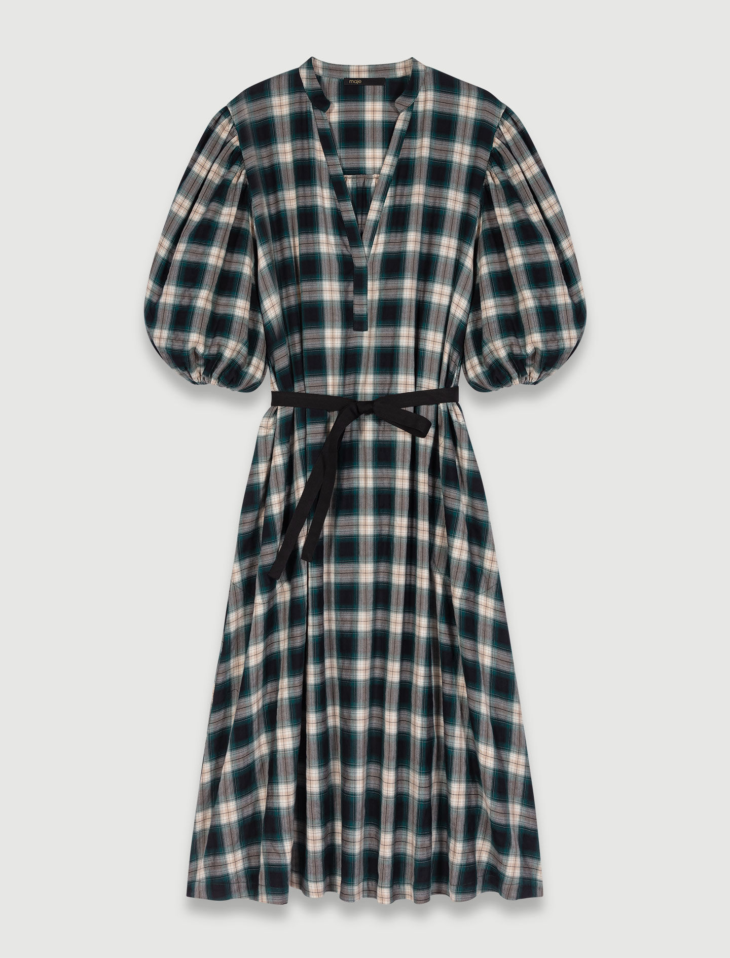 Maje robe carreaux cheap