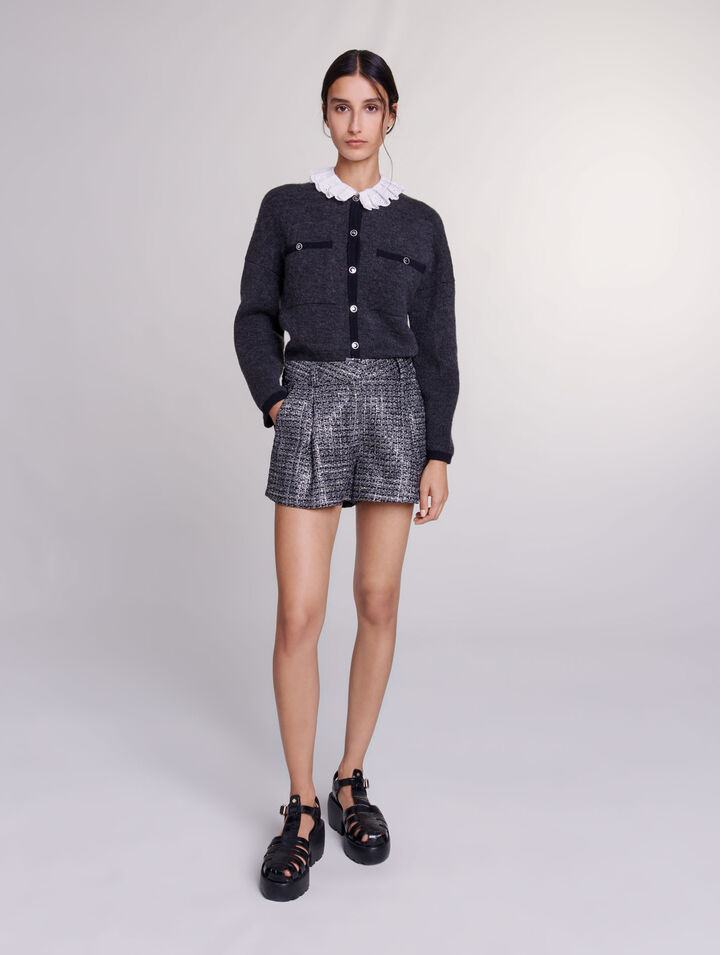 Short en tweed