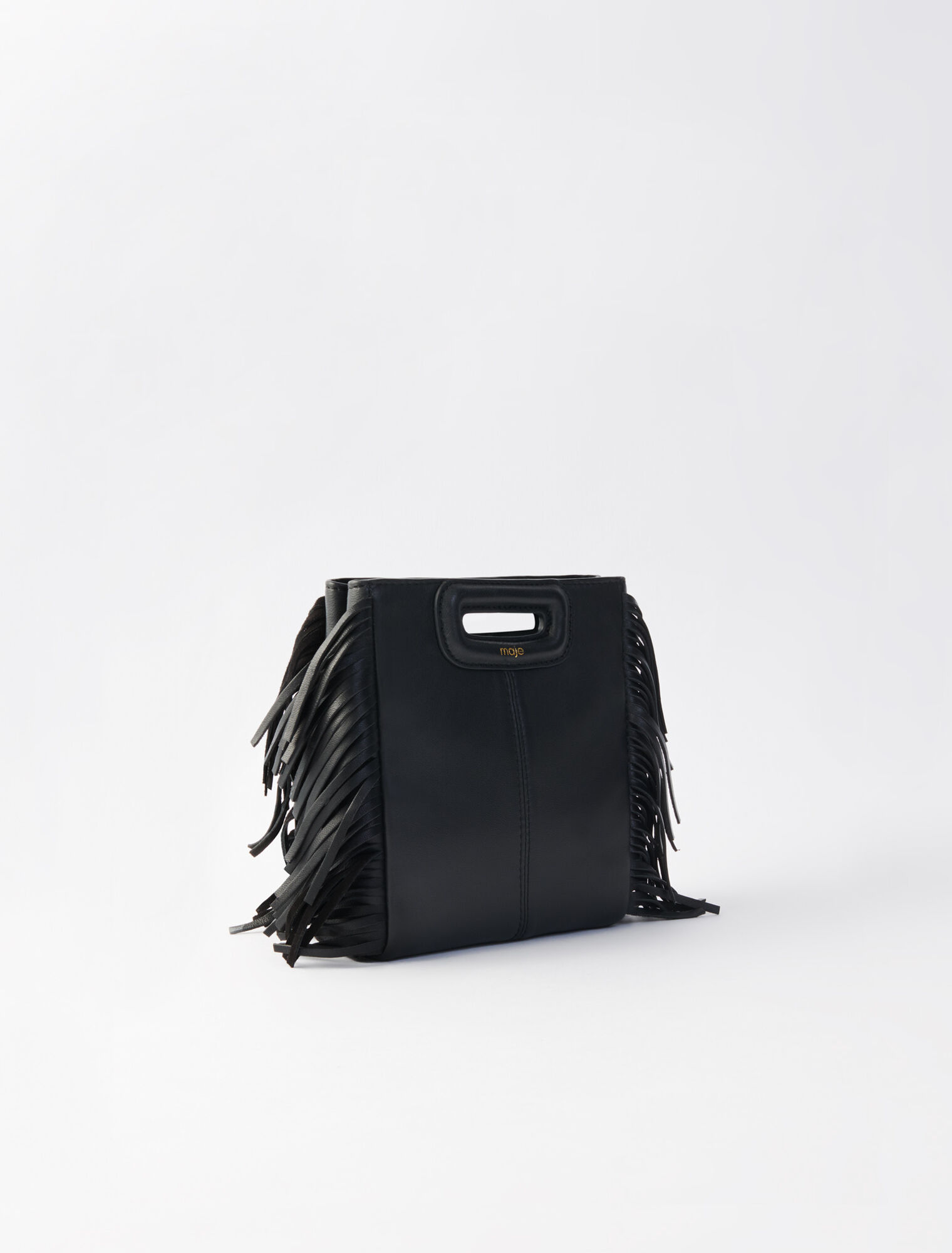 Sac M mini en cuir lisse