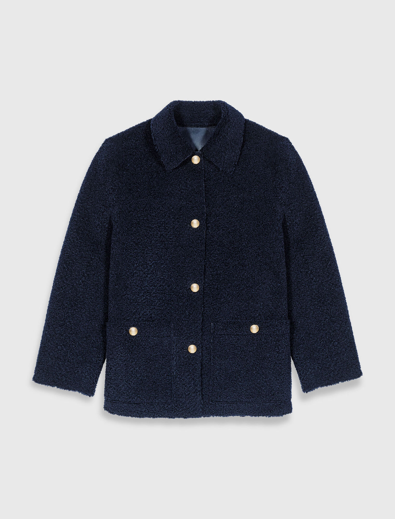 Faux shearling reversible