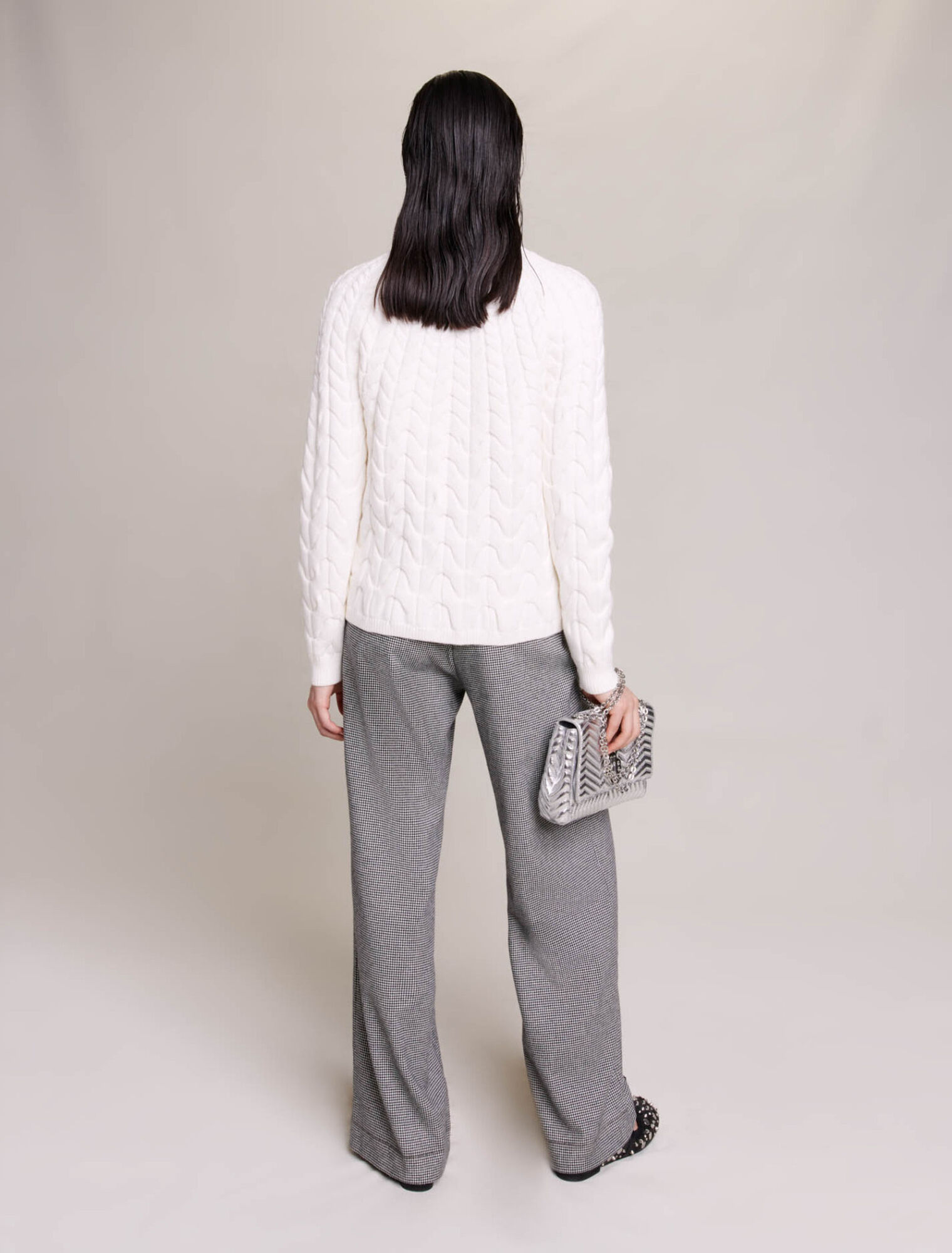 Cable knit jumper