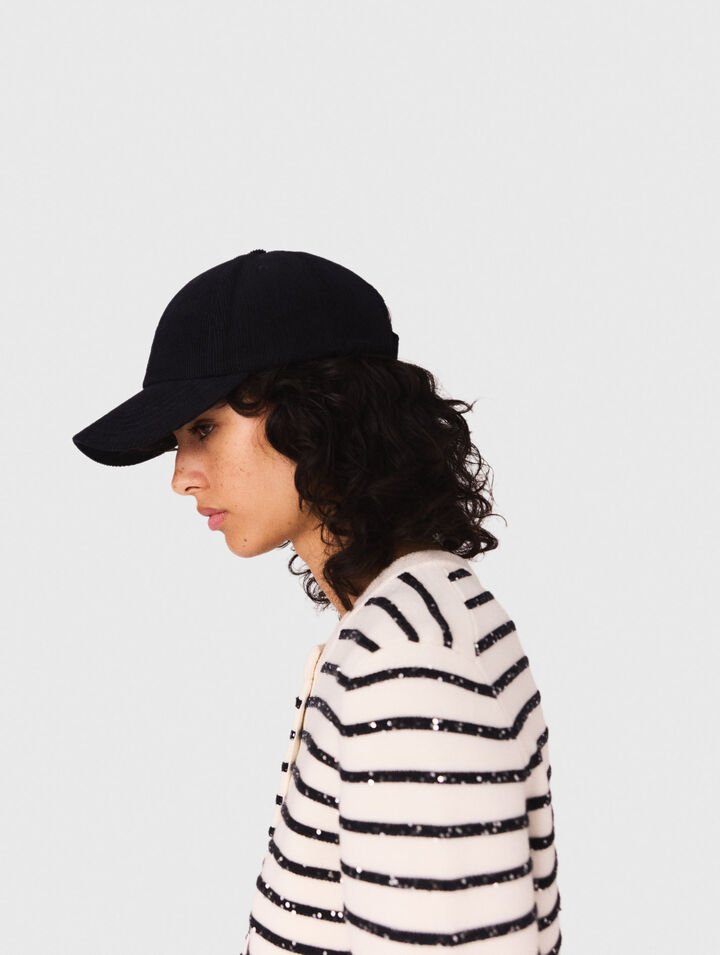 Corduroy cap