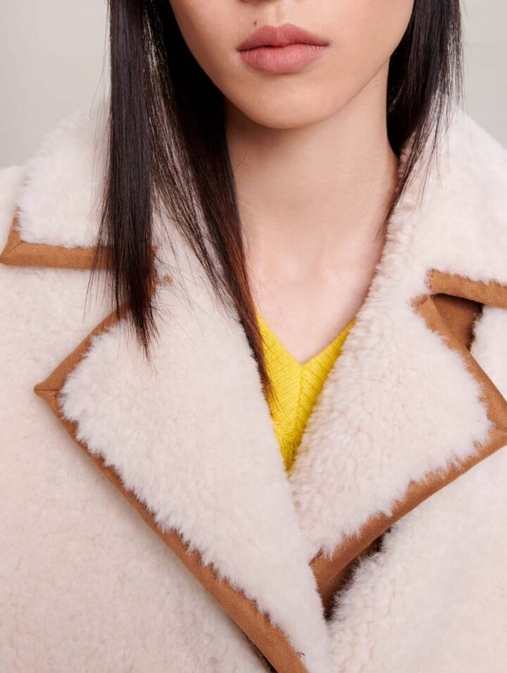 Long patchwork coat