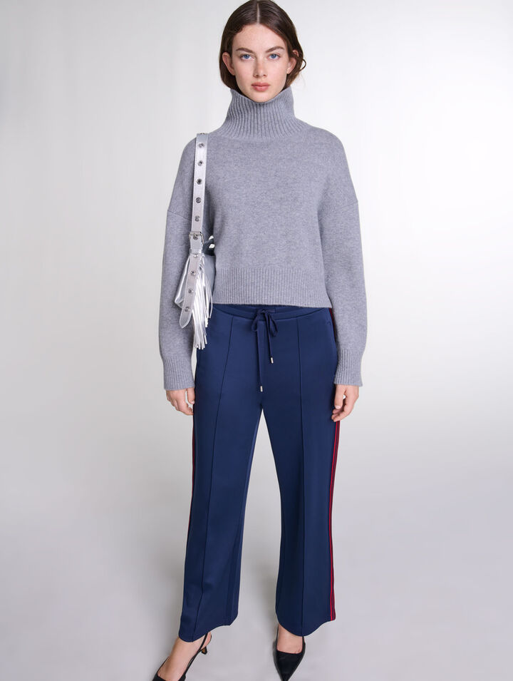 Striped trousers