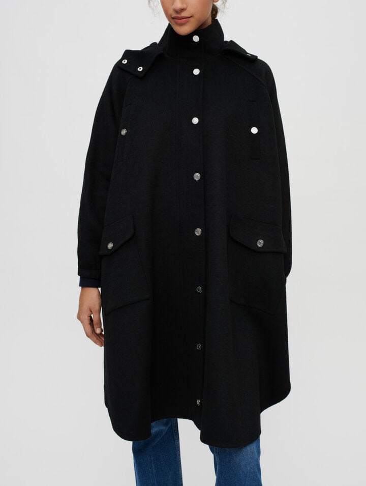 Double-sided oversize coat