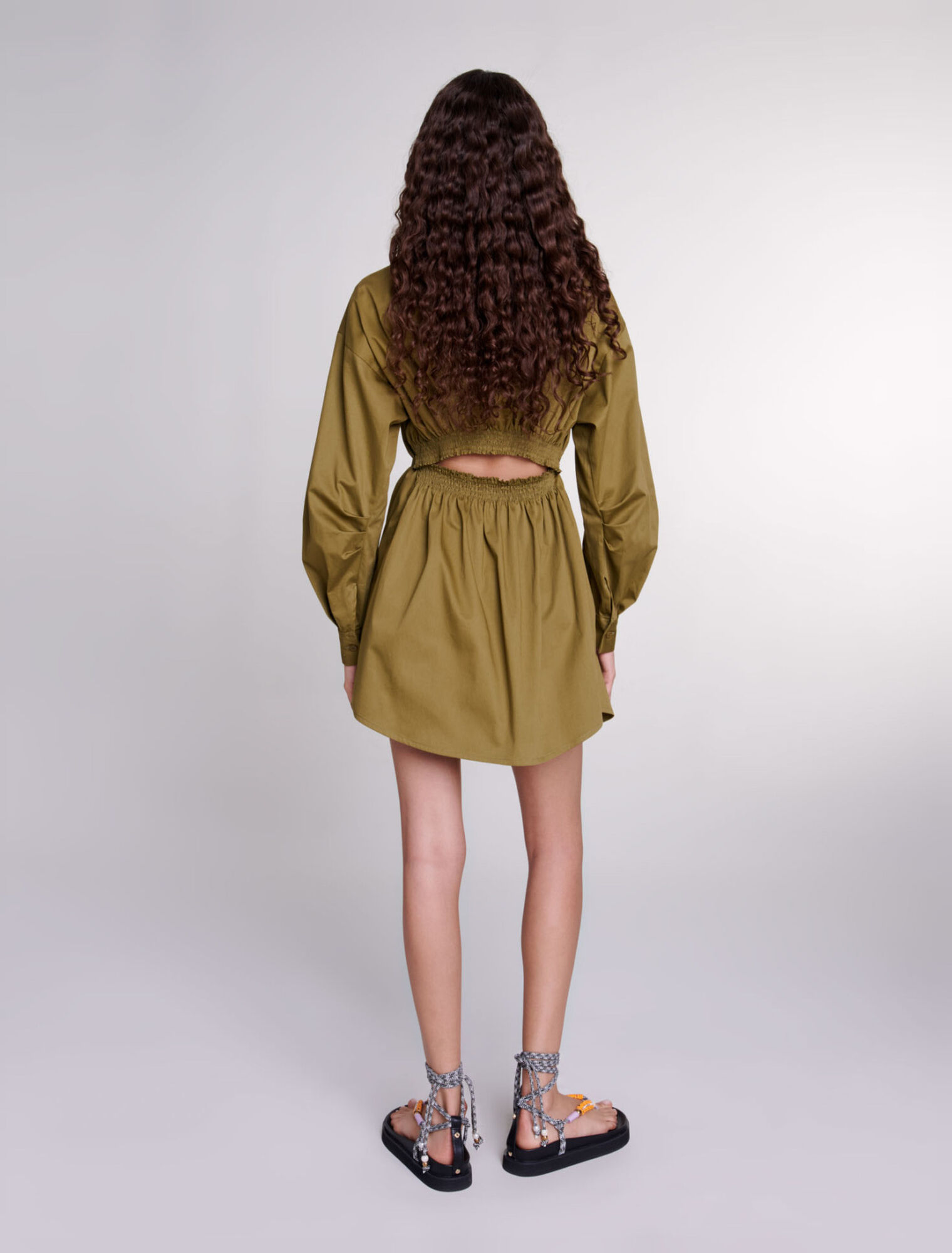 Robe portefeuille ajourée