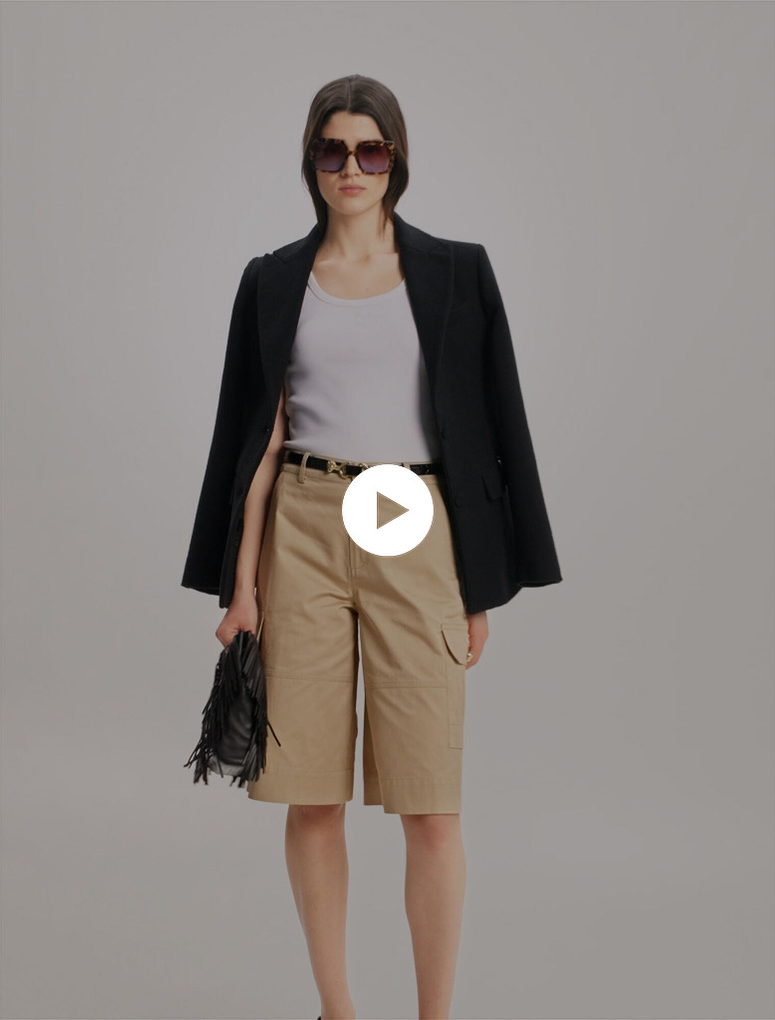 Cotton Bermuda shorts