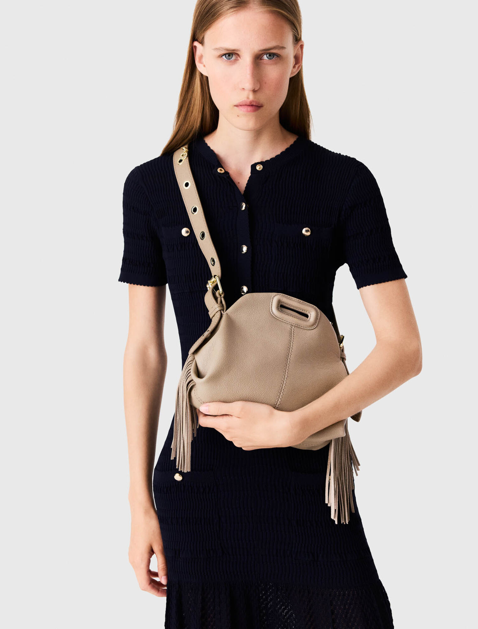 Sac Miss M mini en cuir grain&eacute;