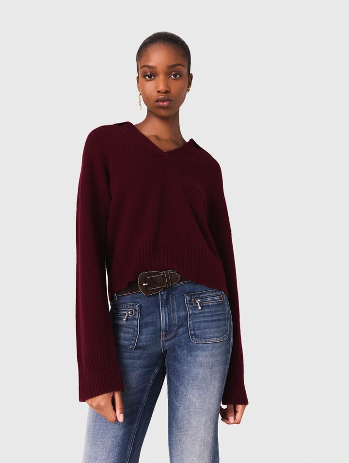Wool-blend jumper