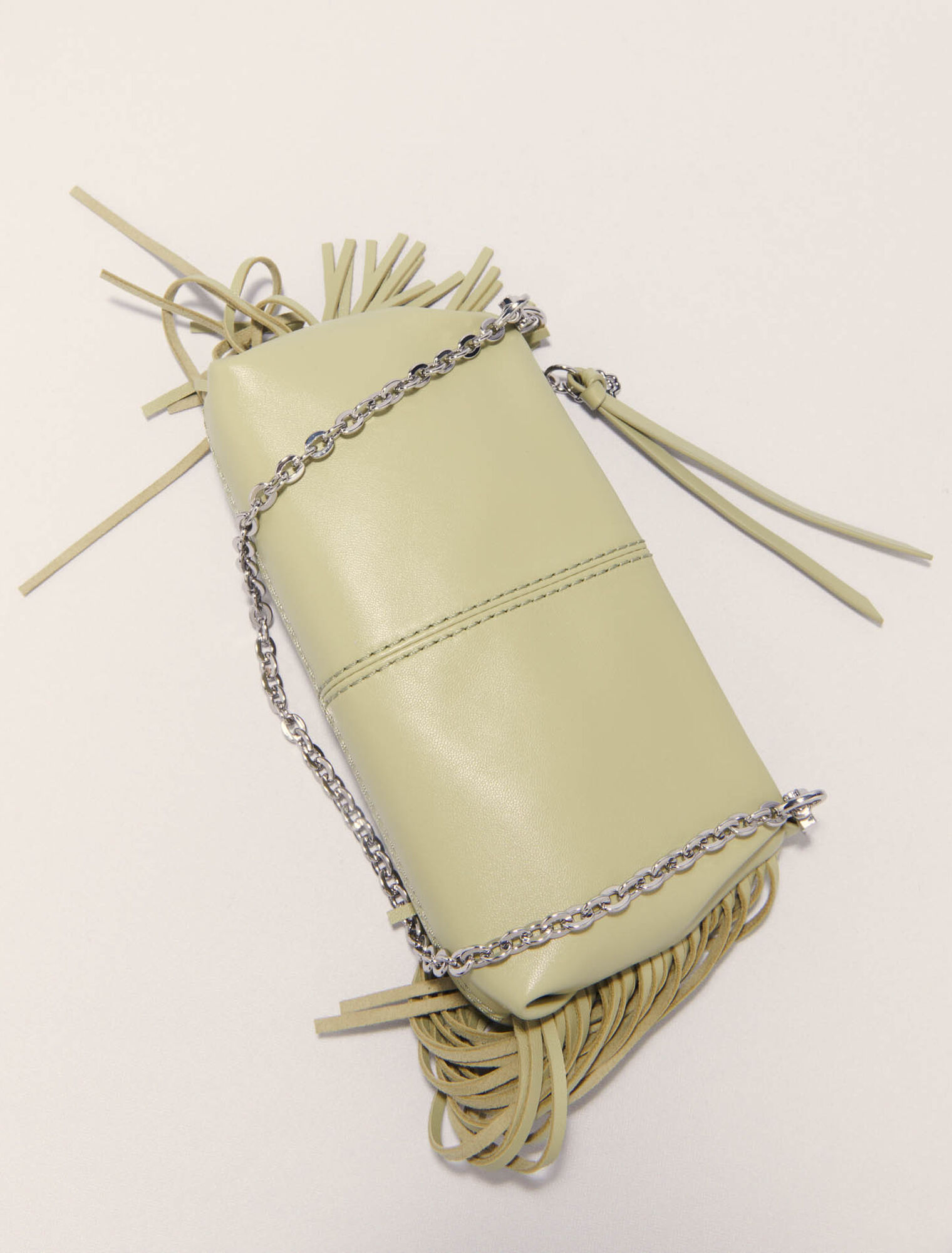Pochette Miss M pouch en cuir lisse