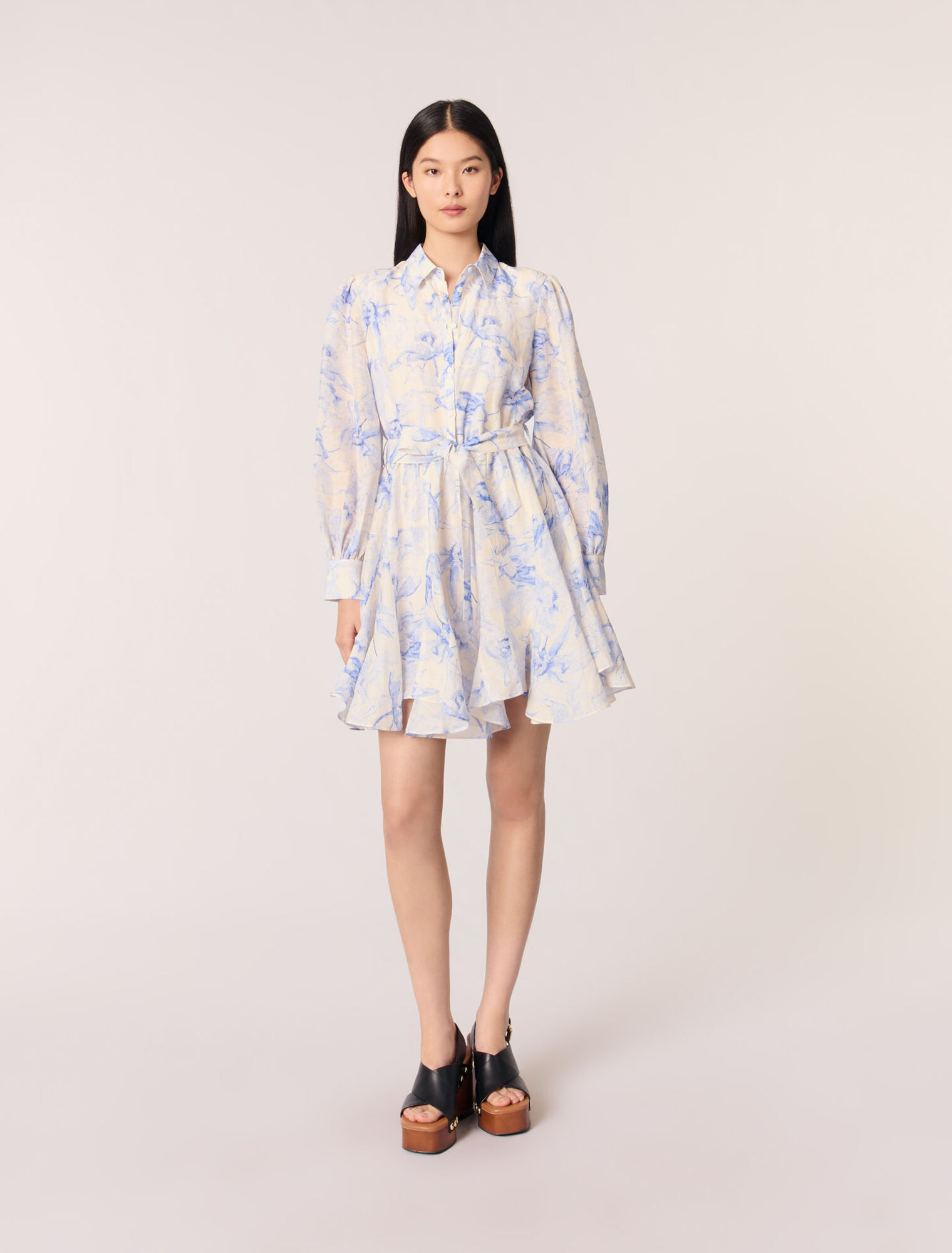 Robe chemise imprimée 