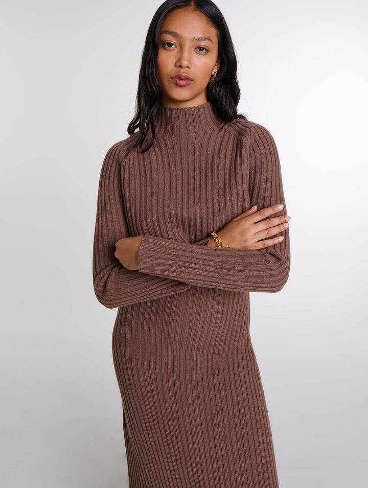 Robe longue 2-en1 en laine