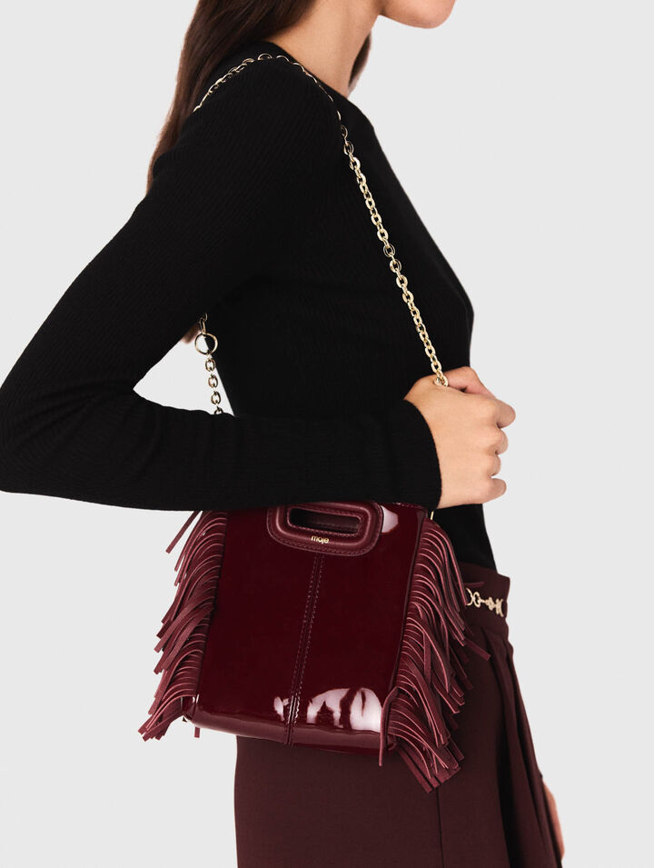 Smooth leather mini M bag
