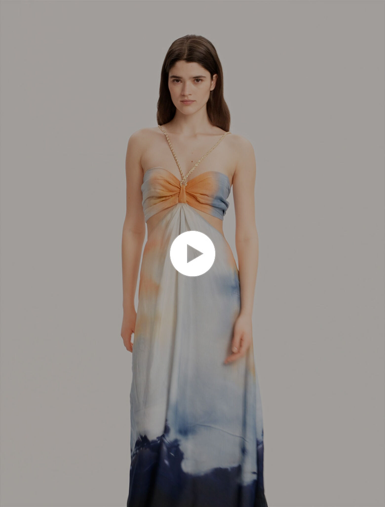 Tie-dye maxi dress