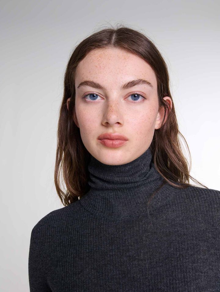 Pull en laine et soie