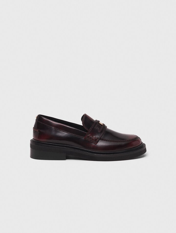 Mocassins en cuir