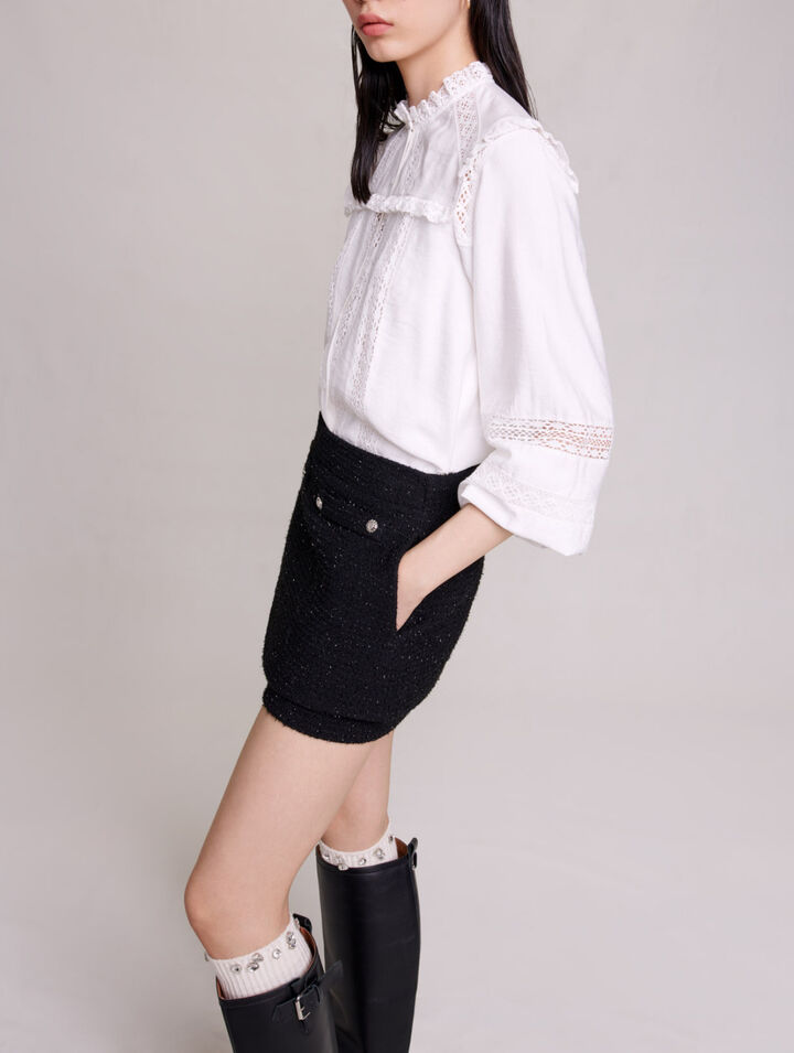 Tweed shorts