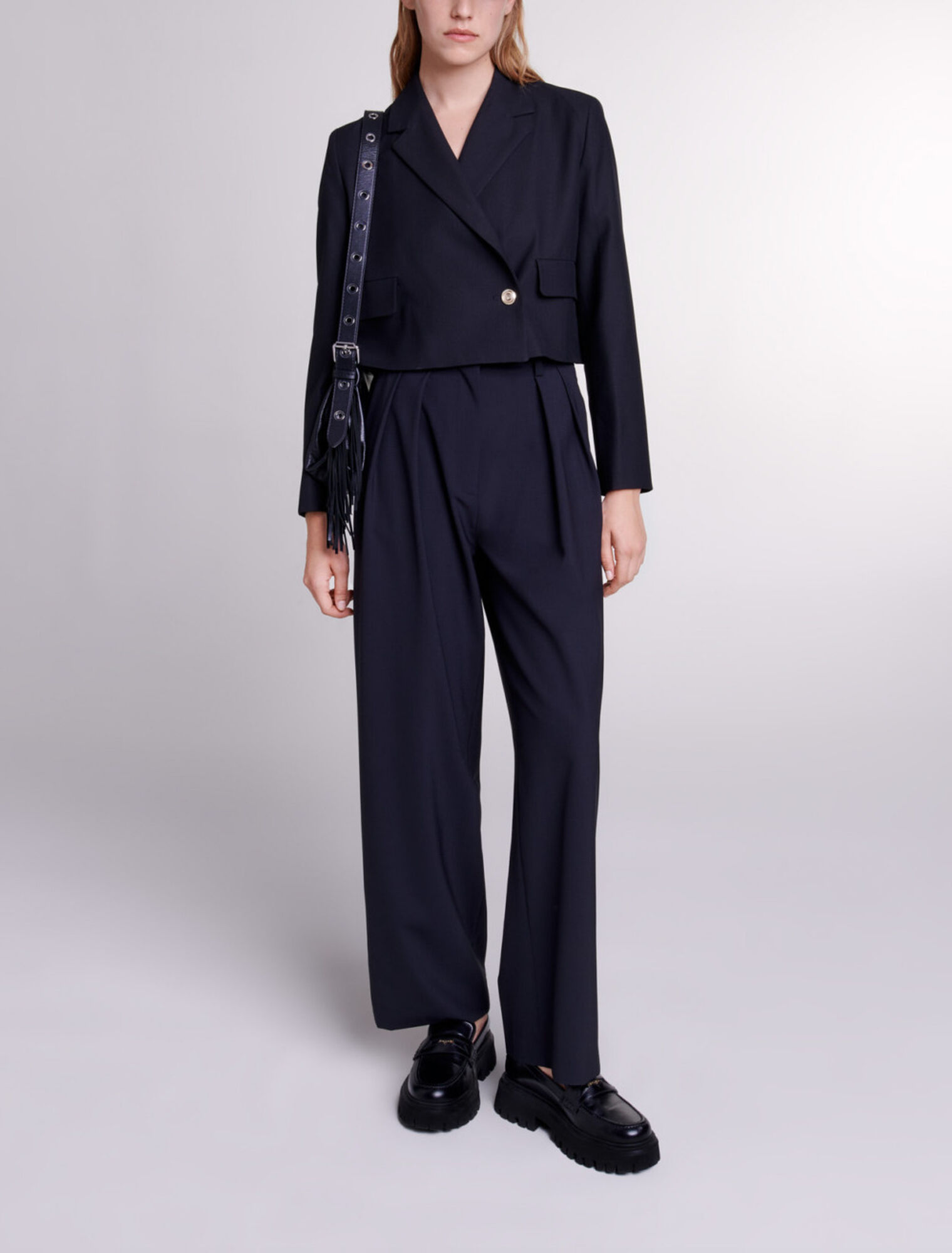 Veste courte droite
