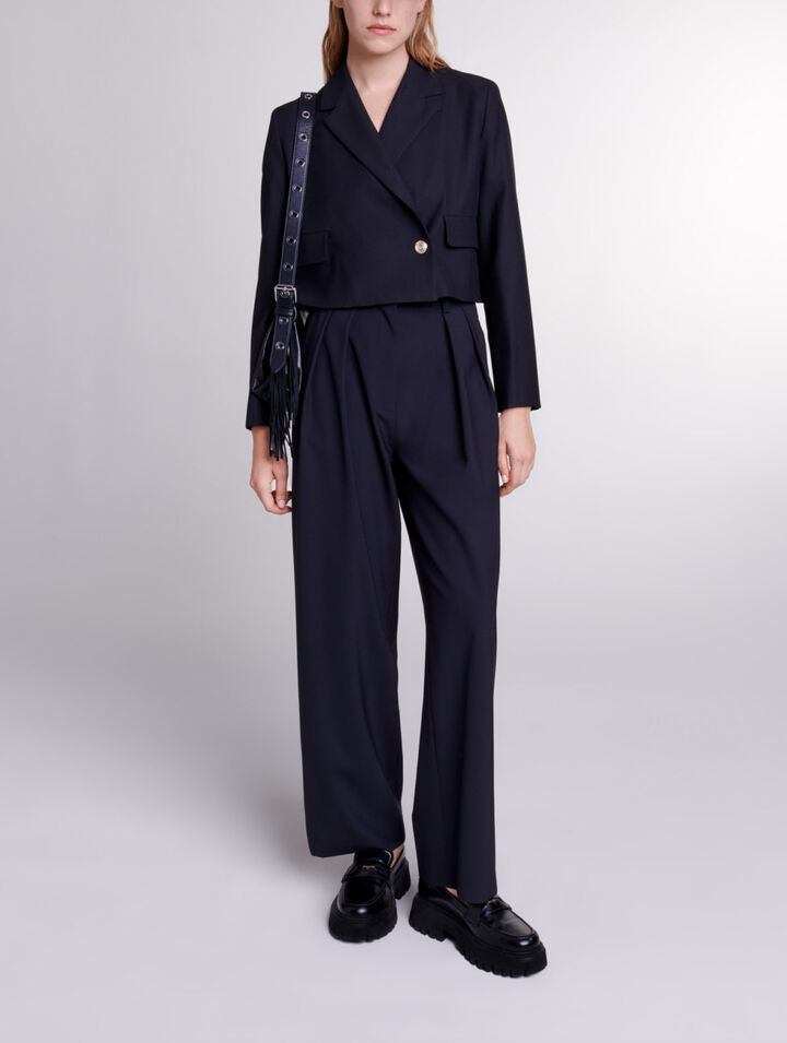 Veste courte droite
