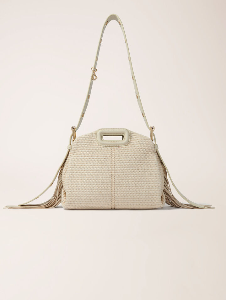 Sac Miss M Mini effet raphia