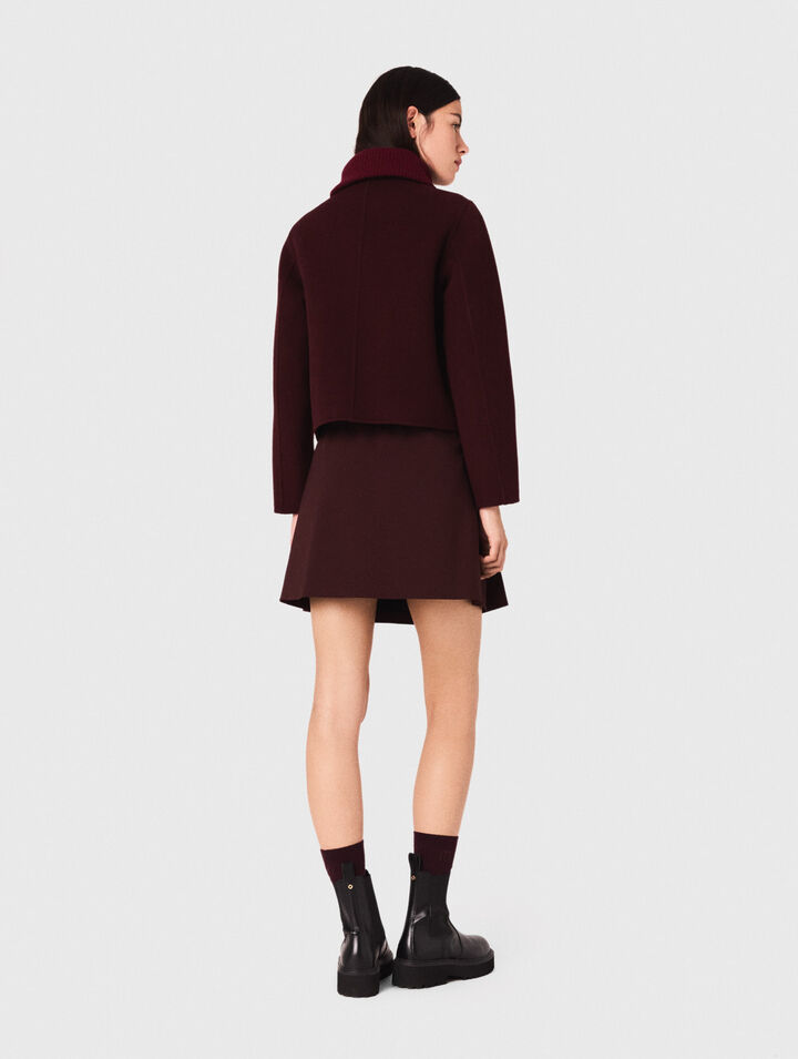 Veste courte double face reversible
