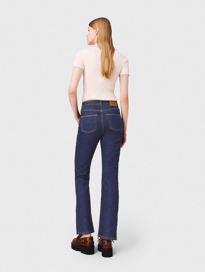 Jean denim à poches